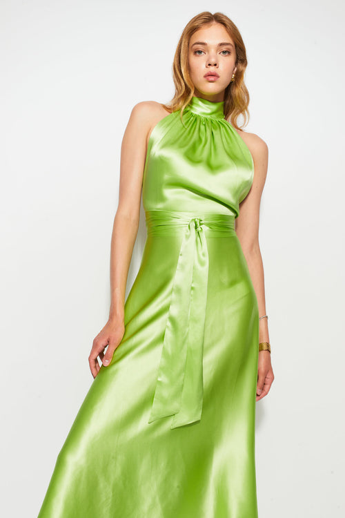 Midi Wrap Dress Parakeet