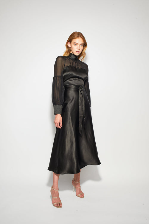 Margot Midi Dress Black