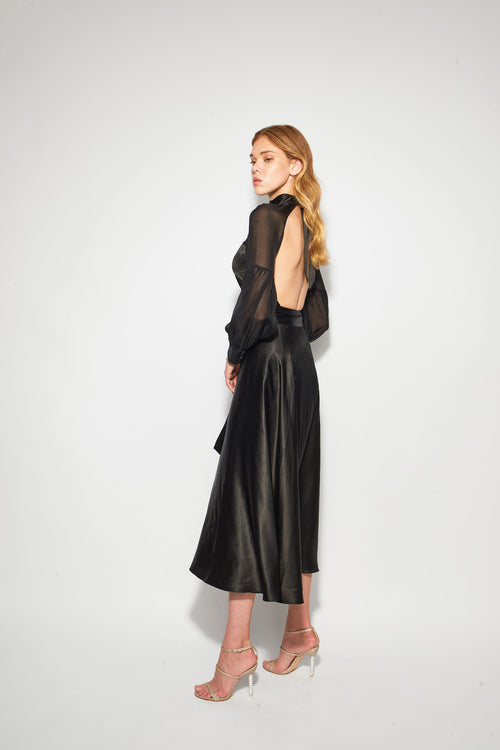 Margot Midi Dress Black