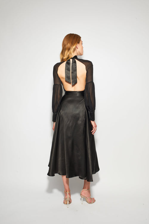 Margot Midi Dress Black