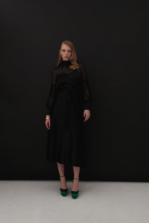 Margot Midi Dress Black