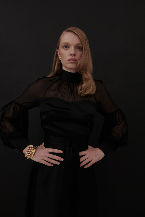 Margot Midi Dress Black