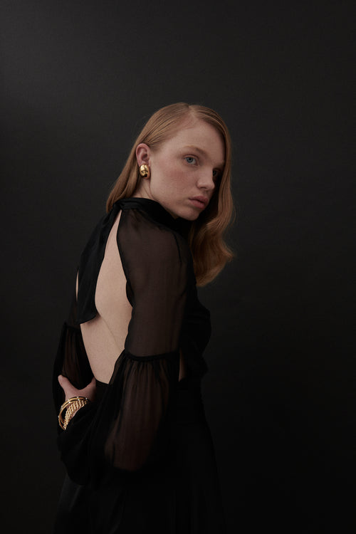 Margot Midi Dress Black