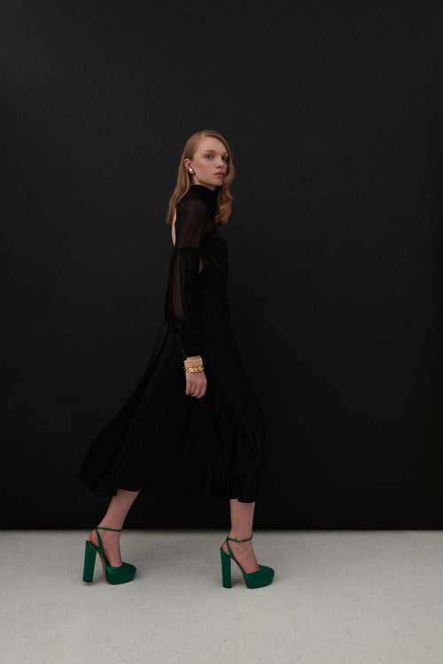 Margot Midi Dress Black