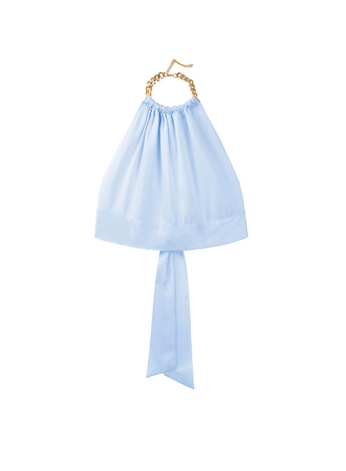 Power Drawstring Top Powder Blue