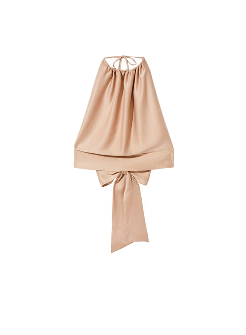 Classic Drawstring Rose Beige
