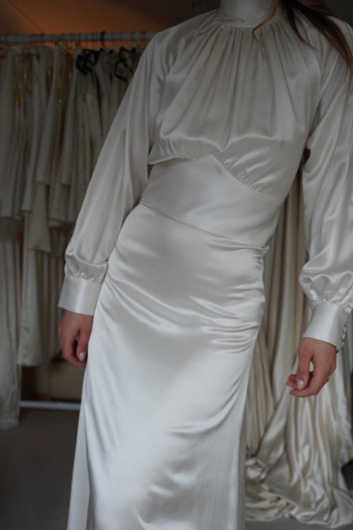 Long Sleeved Bridal Gown