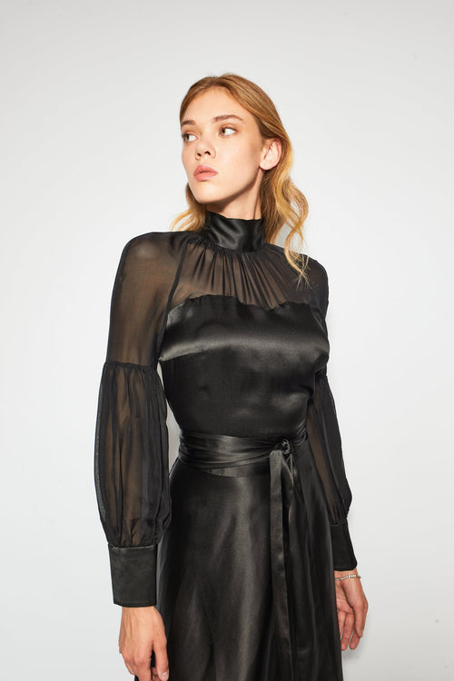 Margot Midi Dress Black