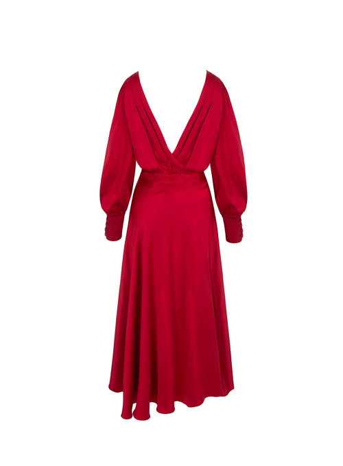Midi Gilly Dress Red
