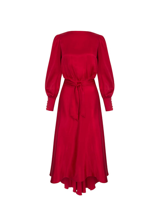 Midi Gilly Dress Red