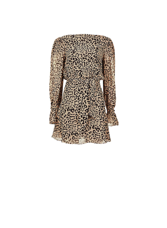 Gilly Mini Dress Leopard