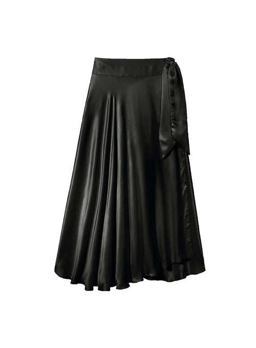 Midi Skirt Smoky Black